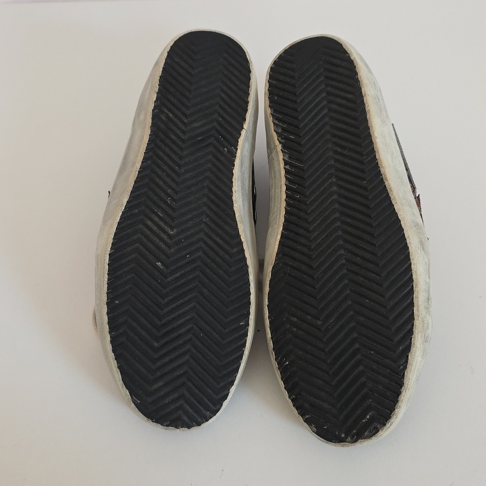 Golden Goose Superstar Gray,Silver,Blue,Brown Skateboard Sneakers Size 37 - Picture 12 of 14